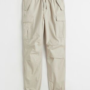 H&M Tan Cargo Pants Utility Style
